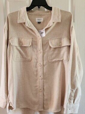 NWT American Eagle Shirt Cotton Button Unisex XL
